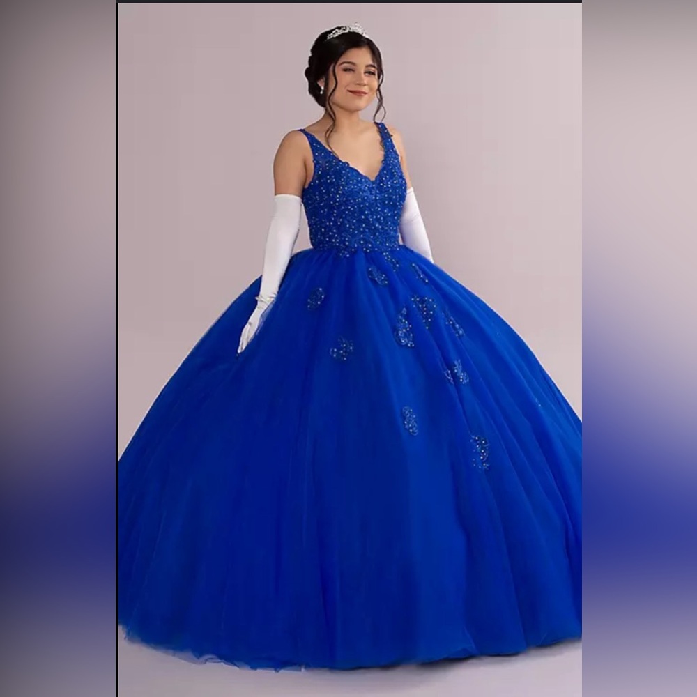 Royal blue Xv dress